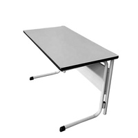 Mobilier scolaire double bureau et chaise pour étudiant Équipement éducatif ergonomique Table et chaises pour école secondaire