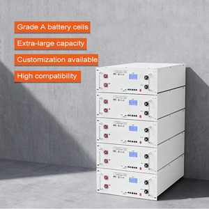 Batterie au lithium extensible 48V 51.2V 100Ah 200Ah 300Ah pour système photovoltaïque domestique, montage en rack, fabriquée en Chine - Product Image 1