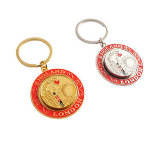 Porte-clés en métal rotatif avec vue sur la ligne de délimitation de <span class=keywords><strong>Londres</strong></span>, souvenir de <span class=keywords><strong>voyage</strong></span> et cadeau du Royaume-Uni - Product Image 1