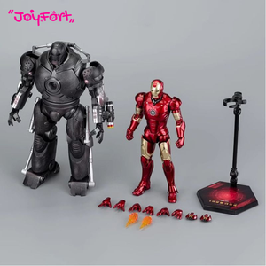 Figurines d'action lumineuses Marvel ZD Toys Iron Monger & Mark 3 à LED, échelle 1/10, 18 cm/7 pouces, nombreux accessoires, figurines d'action de collection - Product Image 2