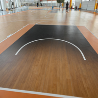 Rouleaux de revêtement de sol PVC Runsure, substrat imperméable pour sols en bois, pour terrains de tennis, style durable UK/Europe, prix de gros usine