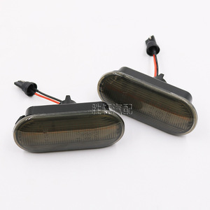 Intermitentes para Seat Bora Passat Golf Polo, Luces Laterales Secuenciales LED Marrón Ahumado Negro 1J0949117 - Product Image 1