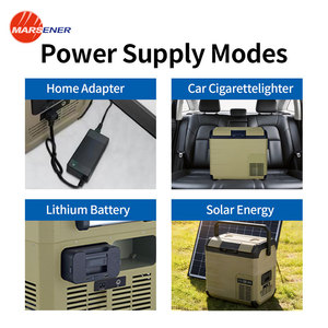 Réfrigérateur-congélateur portable 45L, batterie lithium rechargeable 340Wh, <span class=keywords><strong>panneau</strong></span> <span class=keywords><strong>solaire</strong></span> pliable 6-12h <span class=keywords><strong>pour</strong></span> le camping - Product Image 4