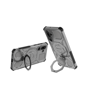 2 в 1 защитный чехол для телефона с магнитным кольцом для Samsung S25 S24 Ultra S25 + S25 Edge M56 противоударный чехол для мобильного телефона - Product Image 4