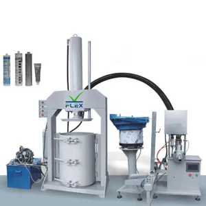 Semi Automatic 50PCS/Min 300ml Glass Glue Tube Cartridge Sealant Silicone Filling Machine For Acid Silicone Sealant