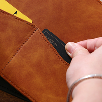 Carpeta de cartera de cuero A4 para ejecutivos universitarios, Portapapeles de Metal, carpetas de negocios, soporte para documentos, organizador para oficina