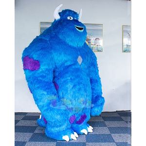 Costume de mascotte gonflable Sully de Monsters University pour adulte, avec longs cheveux, taille adulte, en promotion - Product Image 4