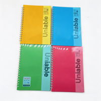 Carnet à spirale double fil B5 avec couverture en PP, carnet à spirale à couverture rigide, carnets à spirale en gros pour le bureau