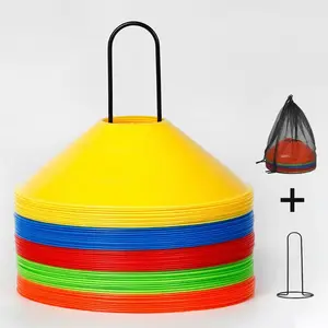 Fitness Speed Training Bunte Kunststoff Disc Cone Clear Fußball Training Marker