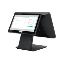 Оптовая продажа, 15,6 + 11,6 "универсальная система POS выигрывает кассовый аппарат Pos PC для розничной торговли и использования в ресторанах