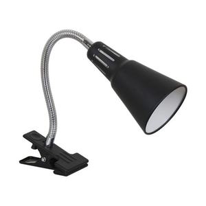 Lámpara de pinza flexible negra 1xE14, luz adaptable, ideal para lectura y trabajo en espacios reducidos. - Product Image 2