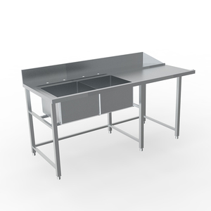 Thiết kế hiện đại hộ gia đình 304 thép không gỉ bồn rửa nhà bếp với vòi nước và drainer - Product Image 4