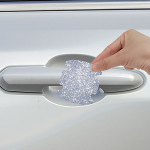 8 pièces/ensemble Autocollants universels pour poignées <span class=keywords><strong>de</strong></span> porte <span class=keywords><strong>de</strong></span> <span class=keywords><strong>voiture</strong></span> en PEVA, Nano-adhésifs, Logo/Badge <span class=keywords><strong>de</strong></span> <span class=keywords><strong>luxe</strong></span>, Anti-rayures, Autocollants pour <span class=keywords><strong>voiture</strong></span> - Product Image 3
