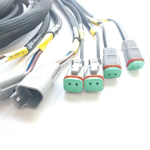 하네스 제조업체 DT04 DT12 편조형 중장비 12V 배선 하네스 - Product Image 5