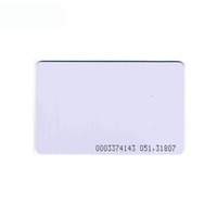 Tarjeta de Control de Acceso con Logotipo Personalizado, Chip TK4100 de 125khz, Etiqueta RFID, Tarjetas Inteligentes de PVC, Tarjeta Blanca