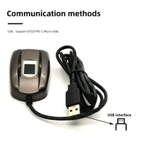 Lecteur d'empreintes digitales USB, scanner biométrique, capteur d'empreintes digitales optique avec SDK gratuit pour Windows, Linux, Android, SDK gratuit C/C+, Java, C #