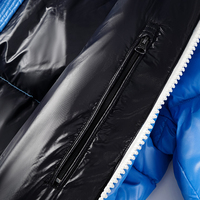 Parka d'hiver à capuche de créateur, manteau surdimensionné rembourré en duvet d'oie à bulles, Logo personnalisé pour hommes