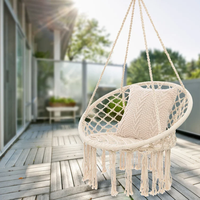 Chaise hamac en coton fait à la main en macramé pour la maison