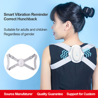 Correcteur de posture intelligent Wochuan avec écran LED, rappel par vibration, réglable pour le haut du dos, pour hommes et femmes