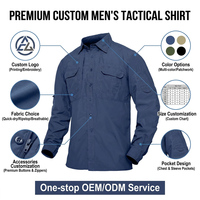 Chemise de randonnée à manches longues réglable, chemise de pêche convertible, chemise de protection solaire UPF 50+, vêtements de plein air en gros, personnalisable