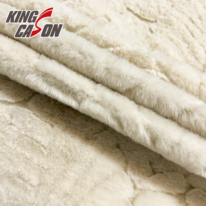 Nhà Máy Bán Hàng Trực Tiếp Mịn Rắn 3D Thiết Kế Hot Bán Nhung 100% Polyester Giả Lông Thú Vải Cho Nhà Dệt May Và Sàn Mat - Product Image 5