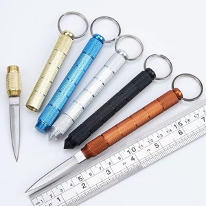 Multi Functional Box Opener Knife Aluminum Alloy Handle Stainless Steel Blade 110mm Length Portable Tea Knife Window Breaker - Product Image 1