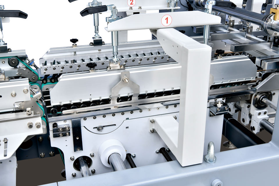 Jy1100 High Speed Electric Automatic Carton Box Folding Gluing Machine ...
