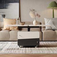 Table basse italienne minimaliste mobile, design de luxe créatif, relevable, pliable, rotative, petite table d'appoint pour la maison, en vente
