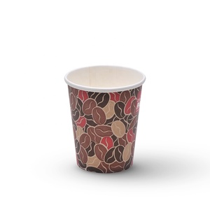 Cốc Giấy Phủ <span class=keywords><strong>PE</strong></span> Một Lớp Dùng Một Lần 100Ml Có Nắp Và Ống Bọc - Product Image 5