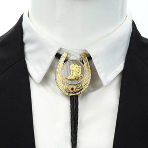 Nouvelle mode Bolo cravate pour hommes accessoires équestres collier cravate accessoires Western Cowboy Poirot cravate en gros - Product Image 2