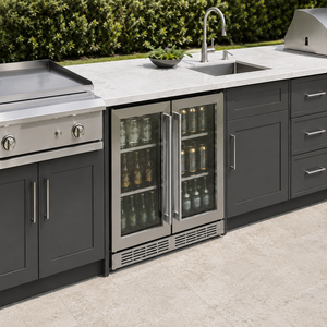 Cuisine barbecue extérieure  et station de grill pour villas Four électrique encastré sur mesure et gril en acier inoxydable - Product Image 5