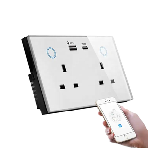 เต้ารับอัจฉริยะ รองรับ Alexa Google Home ควบคุมด้วยเสียง 13A 147*86 มม. Tuya Wifi Smart Life ไร้สาย - Product Image 2