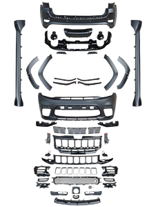 Nuevo Kit de Carrocería <span class=keywords><strong>LDR</strong></span> de Alto Rendimiento para Grand Cherokee 2014-2021 SRT-8, Faros LED, Parrilla Delantera, Instalación Universal con Pernos, 1 Año de Garantía - Product Image 6