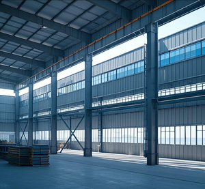 Magazzino Prefabbricato in Struttura d'Acciaio Pesante con Costruzione in Acciaio al Carbonio - Product Image 2