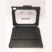 Keyboard Mini Nirkabel Desain Baru 2023 untuk iPad 10th 10.9 inci, Dilengkapi Casing iPad & Slot Penyimpanan Pensil