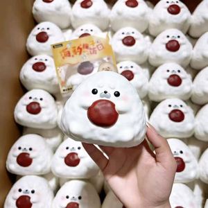 Hachimi Realistic Cantonese Lava Bun Squishy Toy, Super Moist & Soft <b>Squeeze</b> Fidget Toy for Stress Relief - Product Image 3