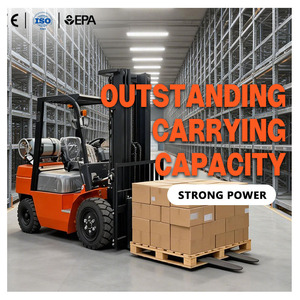 מלגזת גז איכותית במחיר זול 3 טון, מלגזת בנזין/גז PA מנוע יורו 5, תיבת הילוכים אוטומטית, מחיר מלגזה - Product Image 4