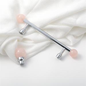 Maxery Artisan Fusion Poignée d'<span class=keywords><strong>armoire</strong></span> en laiton massif incrustation de marbre, bouton de porte de tiroir de cuisine LuxuryHardware - Product Image 3