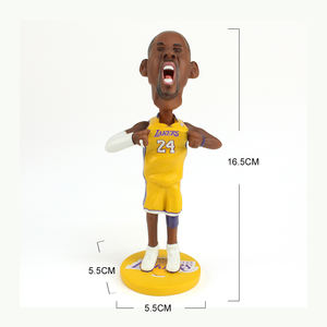 Souvenir personnalisé de joueur de basket-ball Bobblehead à offrir aux fans en tant que figurines montées sur voiture décoration Bobblehead cadeau en résine - Product Image 6