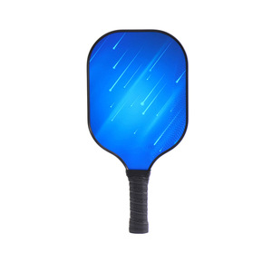 Raquette de pickleball en fibre de verre légère et durable avec poignée ergonomique confortable, idéale pour l'entraînement et les loisirs - Product Image 1