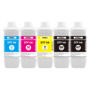 1000Ml <span class=keywords><strong>Cmyk</strong></span> Và Trắng Không Có Tắc Nghẽn Dtf Sắc Tố Mực Cho Epson L805 L810 L850 L1300 L1450 L1455 L1800 L3050 L3150 Máy In - Product Image 1