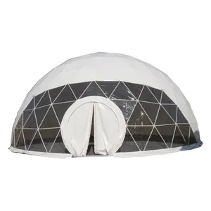 Tiendas grandes impermeables de cúpula geodésica, 10m, 15m, 20m, a la venta