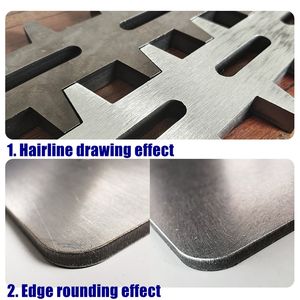 Honry QC1000 Automatische Poliermaschine 1m Breite Stahlblech-Laserschleif-, Polier-, Entgratungs- und Rundungsgeräte - Product Image 5