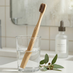 Cepillos de dientes desechables de bambú con cerdas suaves para adultos, niños, comercio electrónico transfronterizo, casas de huéspedes y hoteles. - Product Image 2