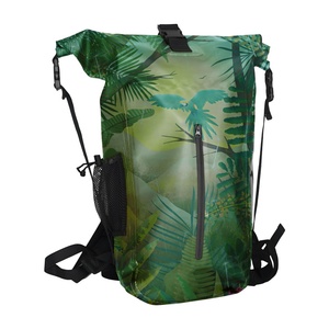 Sac à dos de haute qualité pour hommes avec design imperméable Roll Top pour les aventures de voyage de randonnée en plein air et logo personnalisé OEM - Product Image 2