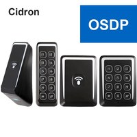 Lecteur de cartes intelligentes RFID DESFire EV3 Cidron OSDP Pin Pad NFC avec lecteurs QR extérieurs et LED contrôlables