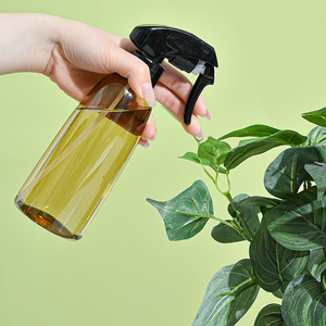 Manual Sprayer Plastic Trigger Gun Press Type Home Gardening Watering Can Mist Sprayer Gray Bright Yellow - Product Image 2