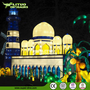 โคมไฟไหมประดับตกแต่งเทศกาลจีนแบบคาสตัลไลท์ - Product Image 2