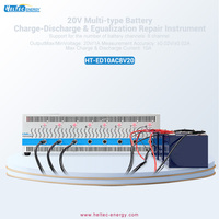 Testeur de capacité de batterie NiMH 8 canaux Heltec Energy 20V 10A, analyseur de cycle de charge et de décharge pour pack de batteries, compatible PC