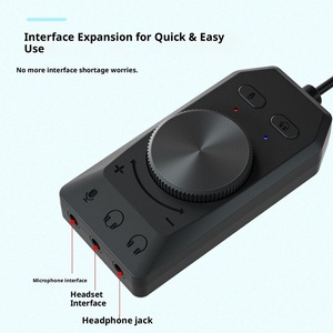 <span class=keywords><strong>Tarjeta</strong></span> <span class=keywords><strong>de</strong></span> <span class=keywords><strong>Sonido</strong></span> <span class=keywords><strong>Externa</strong></span> USB Profesional Hua Gaozhi 2202 <span class=keywords><strong>de</strong></span> <span class=keywords><strong>2</strong></span> <span class=keywords><strong>Canales</strong></span> para Juegos en Vivo, Canto, Grabación, Multifunción con Ajuste <span class=keywords><strong>de</strong></span> Volumen - Product Image 3